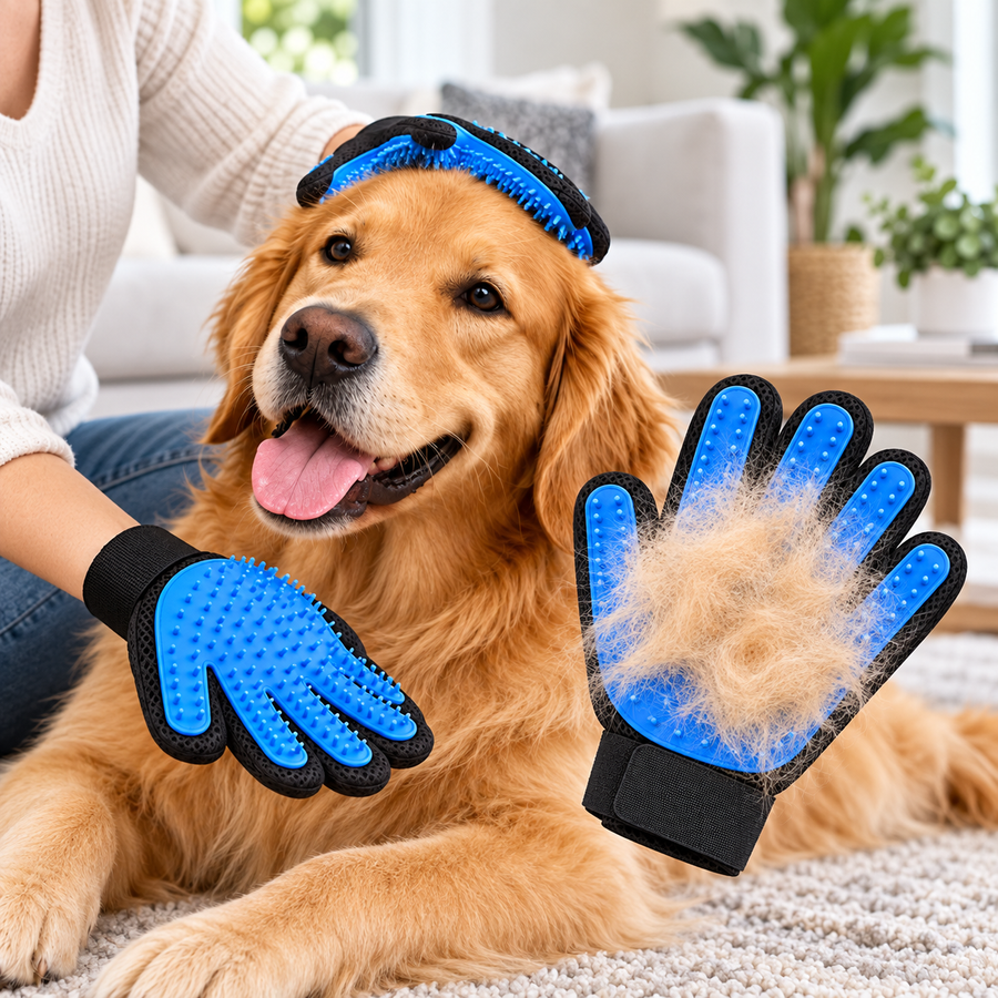 Prepare your pet and the grooming tool