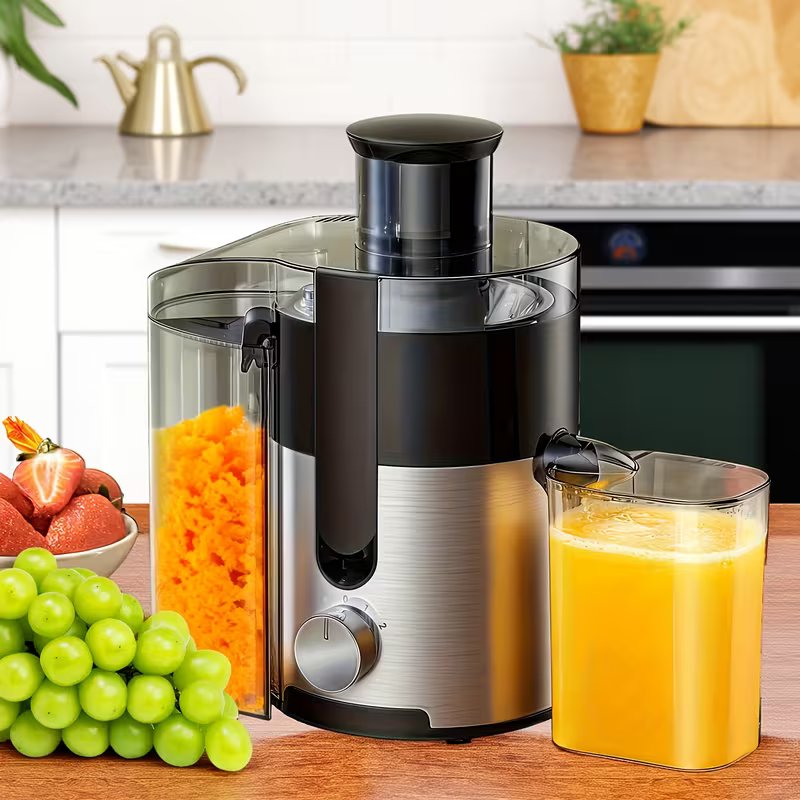 Stainless Steel Juicer Machine – Electric Fruit & Vegetable Juice Extractor