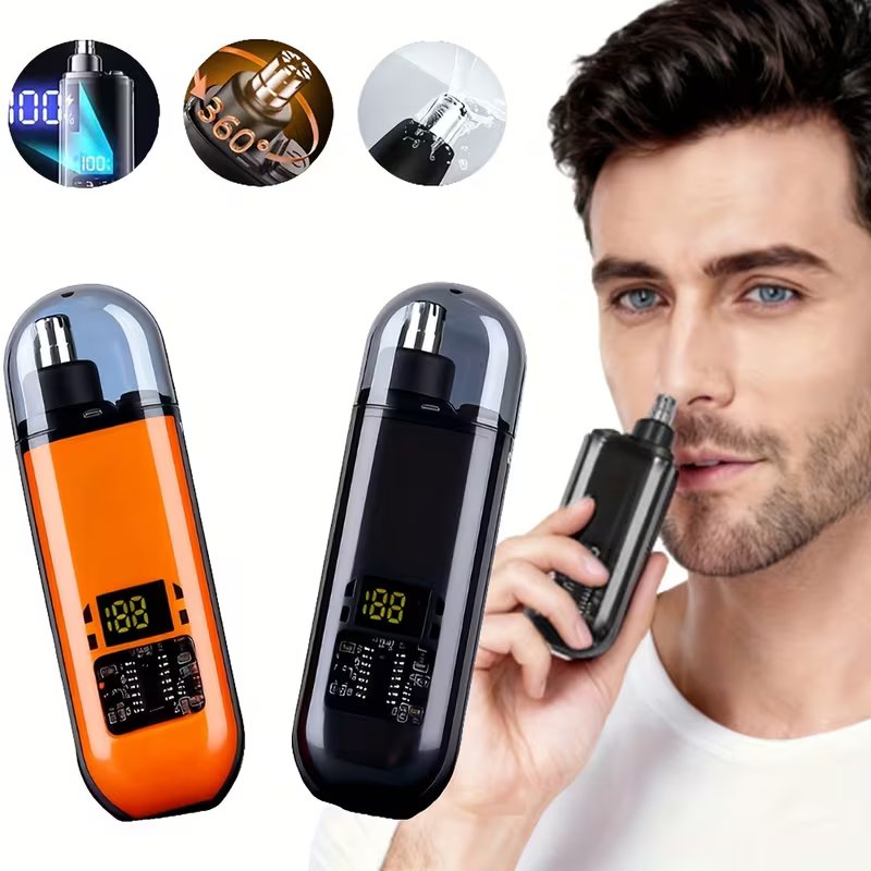 Rechargeable Electric Nose Trimmer – Precision Grooming