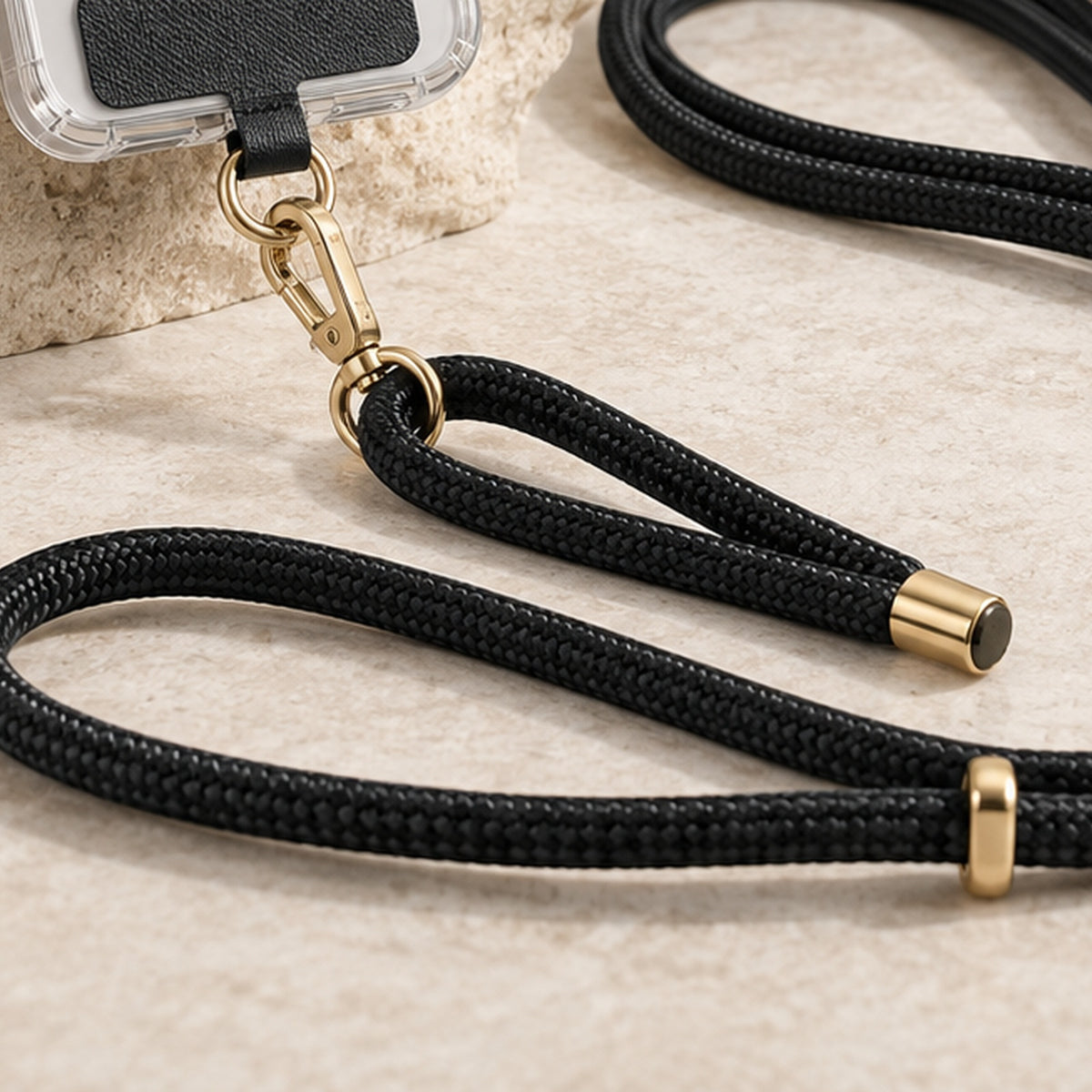 Crossbody Phone Strap & Wallet braided strap detail