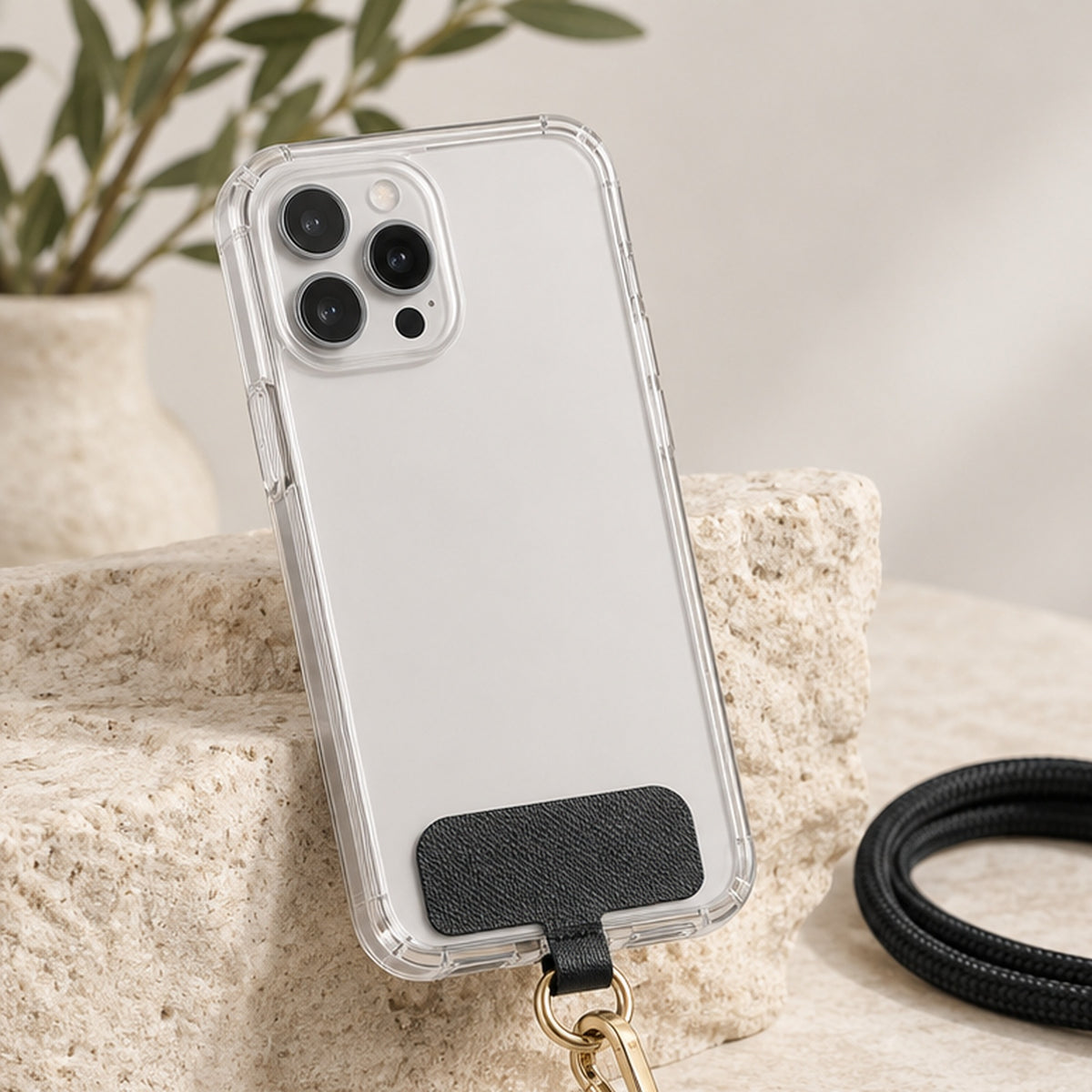 Crossbody Phone Strap & Wallet phone tether close-up