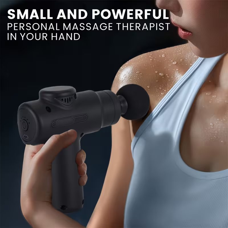 Mini Portable Massage Gun – 6 Massage Heads