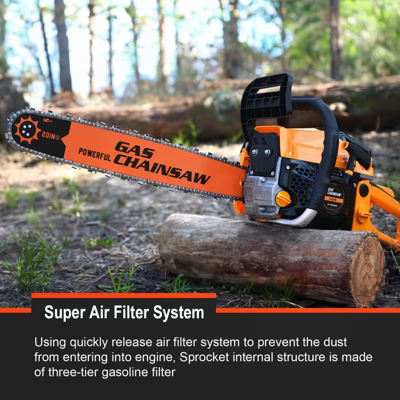 6220M Gasoline Chainsaw – Powerful Petrol Chain Saw for Cutting & Woodwork