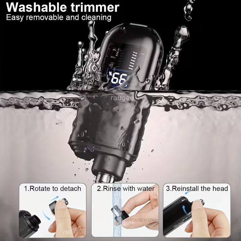 Rechargeable Electric Nose Trimmer – Precision Grooming