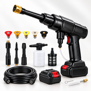Cordless Portable Pressure Washer Kit with accessories